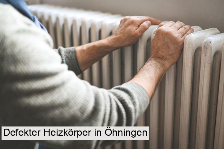 Defekter Heizkörper in Öhningen